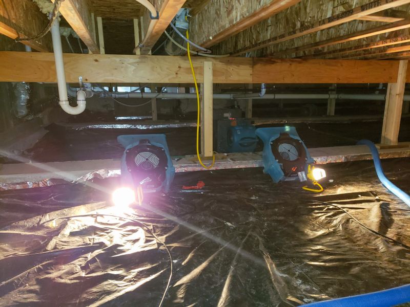 Crawl Space Water Remediation in Wilmington, NC