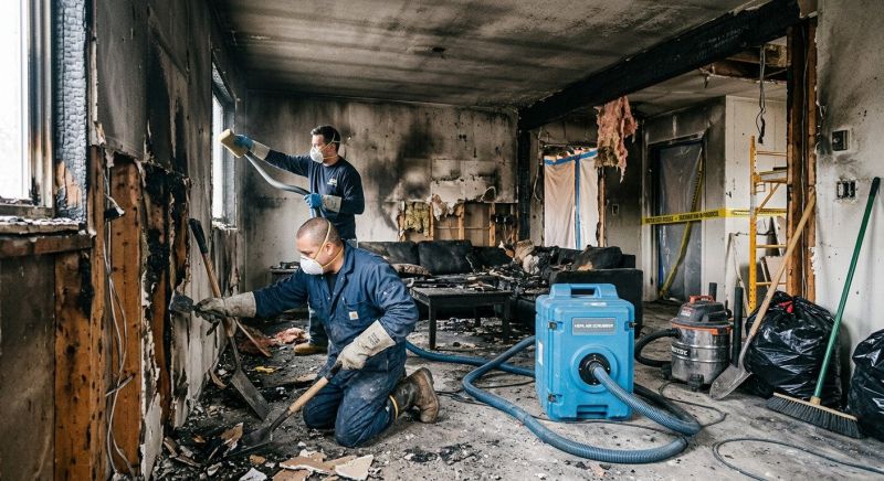 Fire Damage Cleanup in Gilbert, AZ