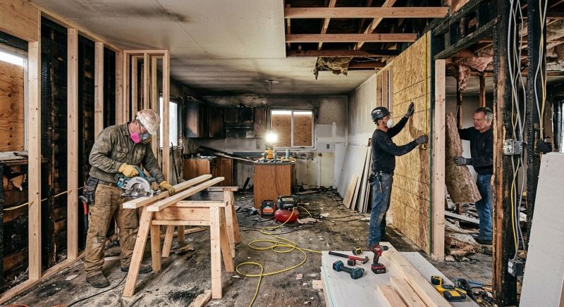 Fire Damage Reconstruction in Phoenix, AZ