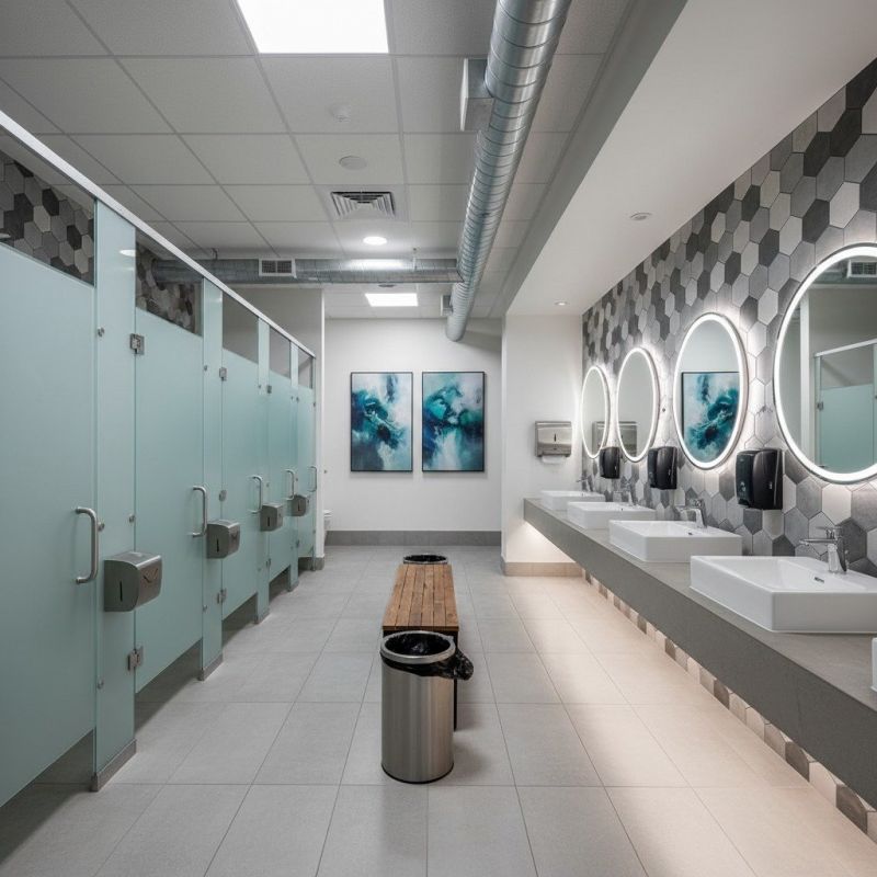 Industrial Bathroom Renovation in Arvada, CO