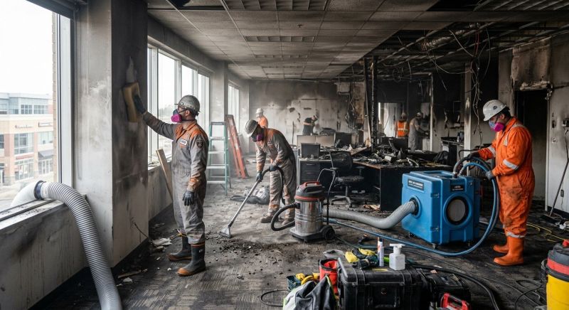 Commercial Fire Restoration in Scottsdale, AZ